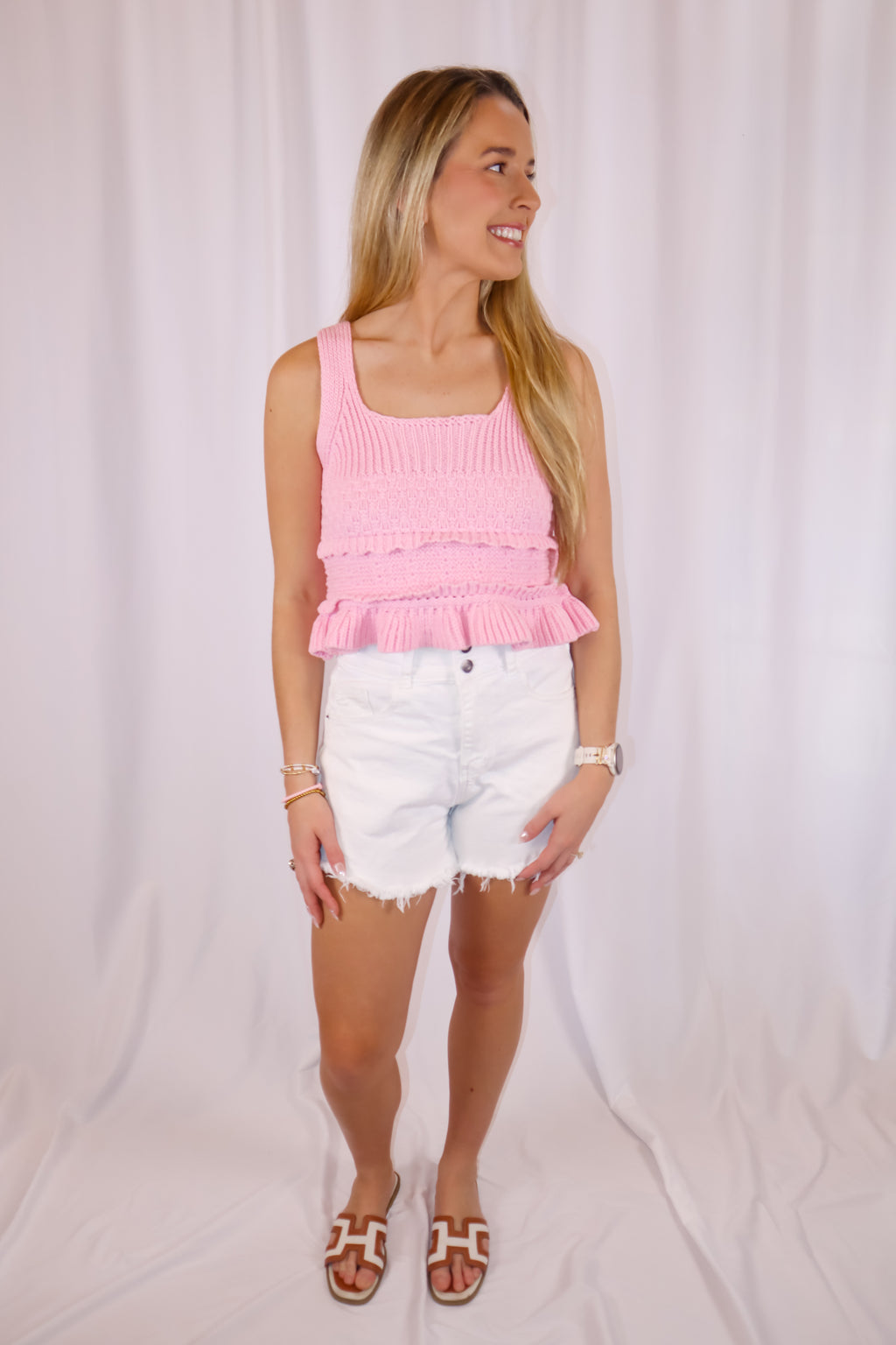 Peony Crotchet Tank