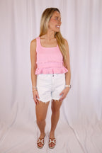 Peony Crotchet Tank