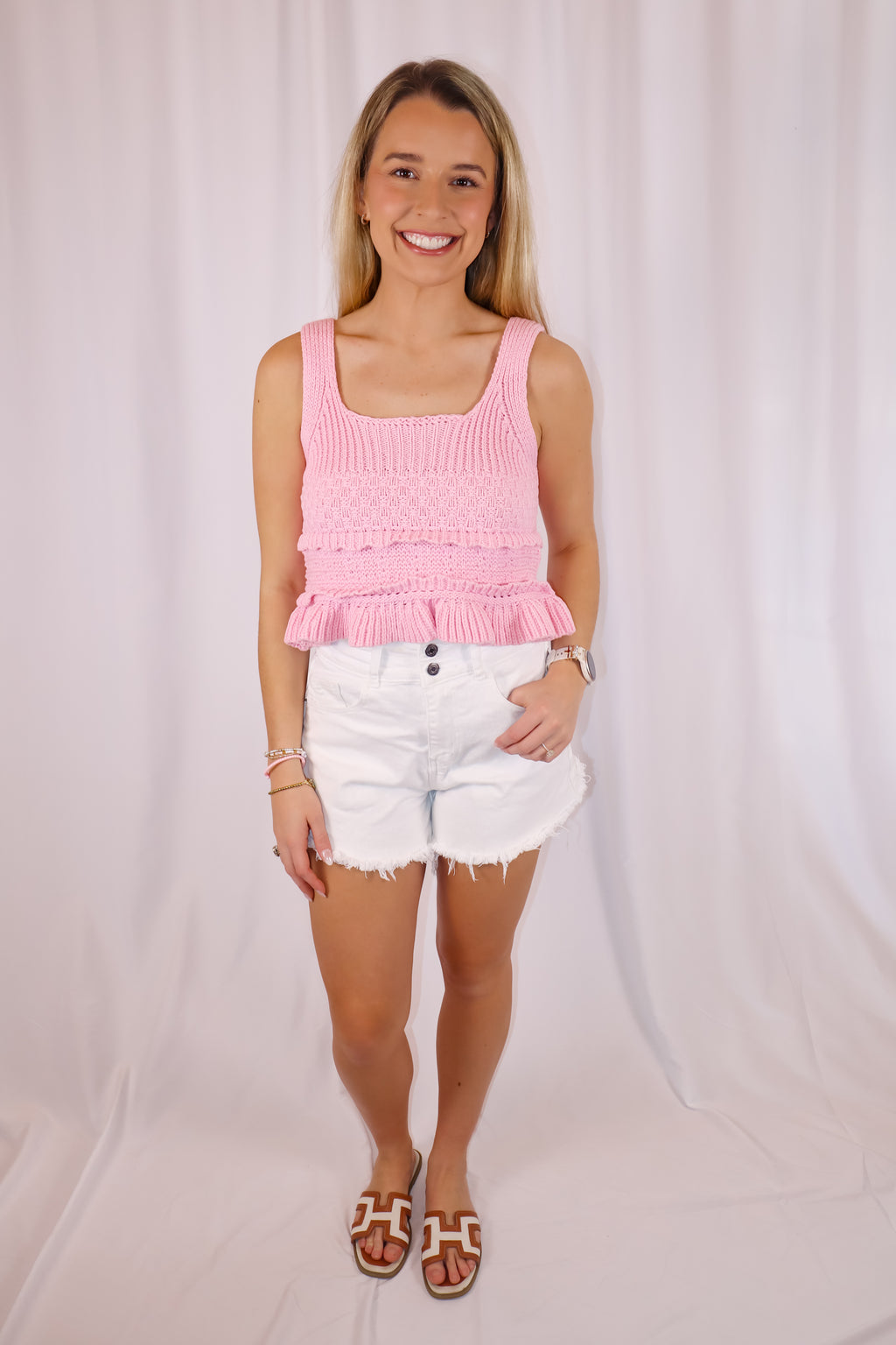 Peony Crotchet Tank