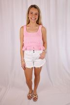 Peony Crotchet Tank