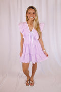 Lilac Mini Dress