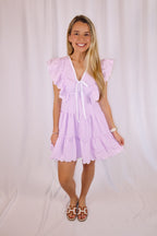 Lilac Mini Dress