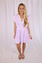 Lilac Mini Dress