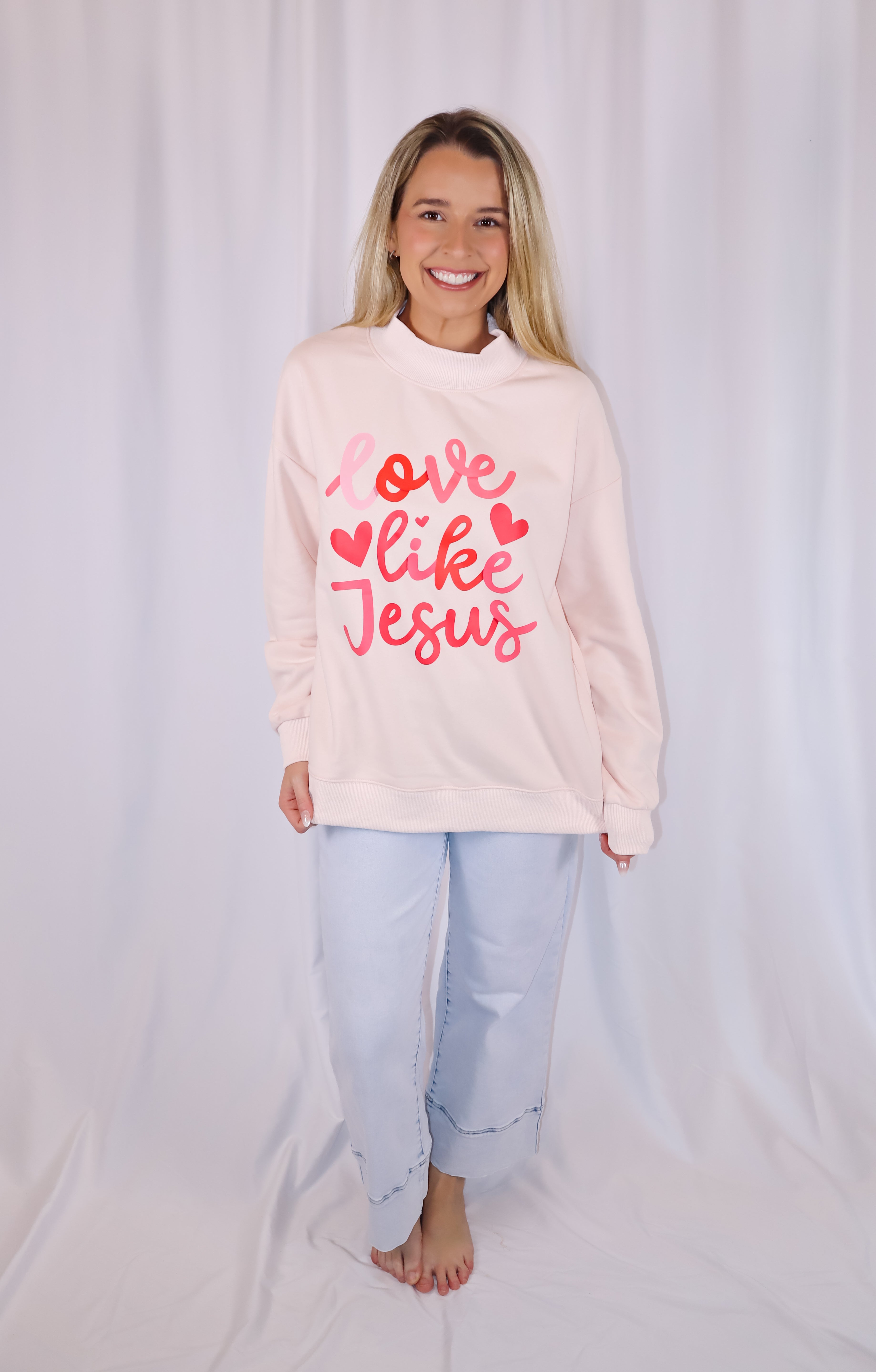 Love Like Jesus Mockneck