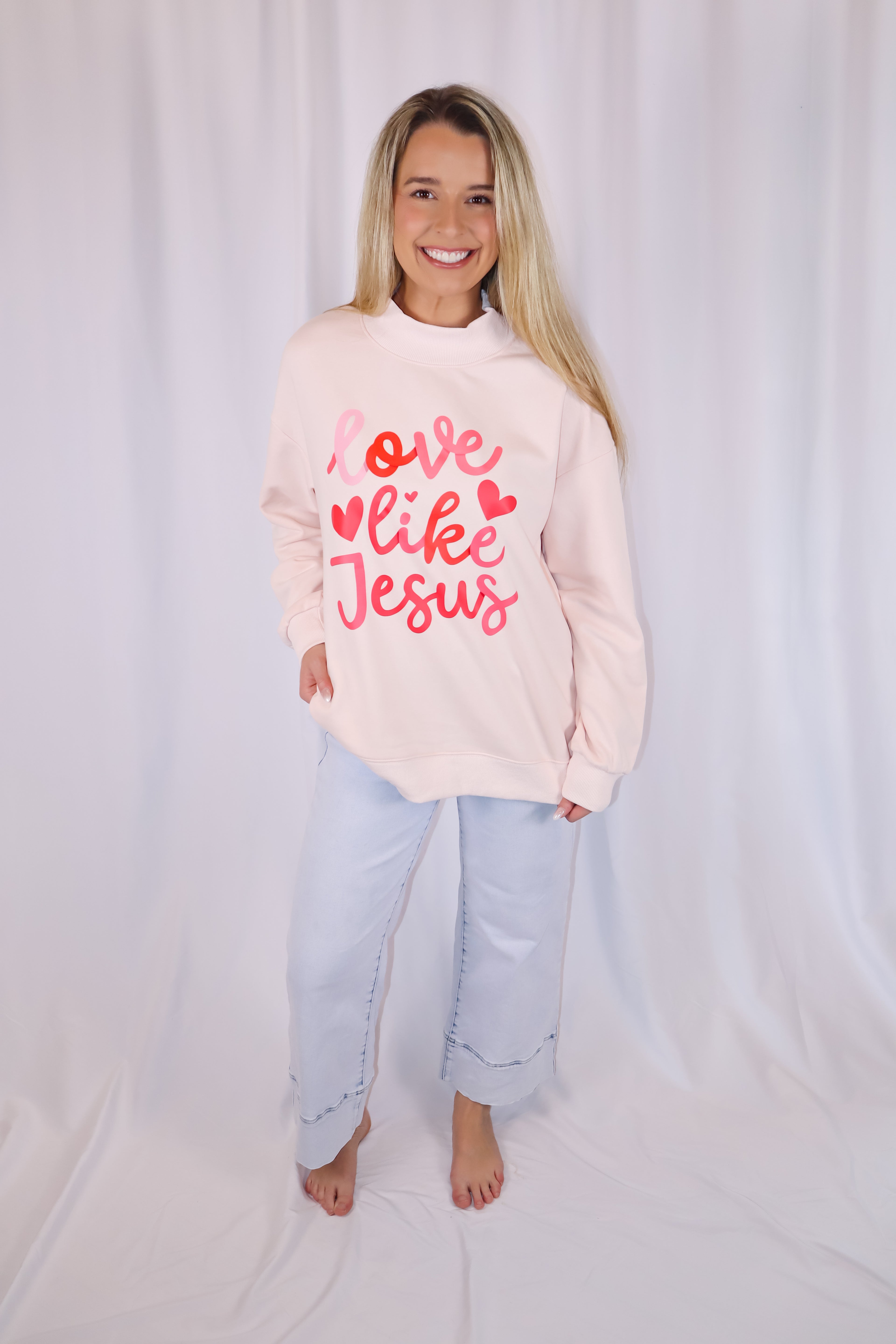Love Like Jesus Mockneck
