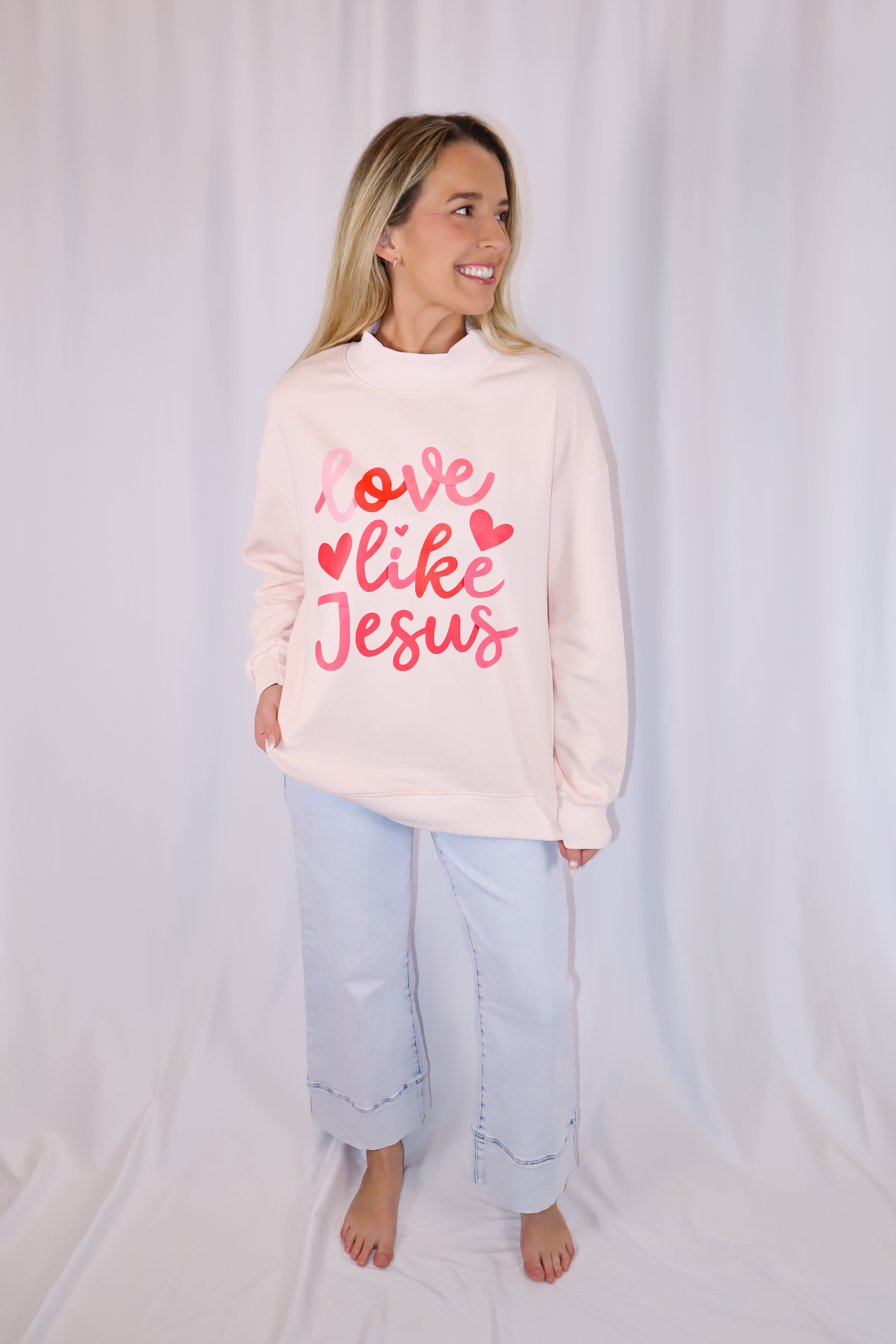 Love Like Jesus Mockneck