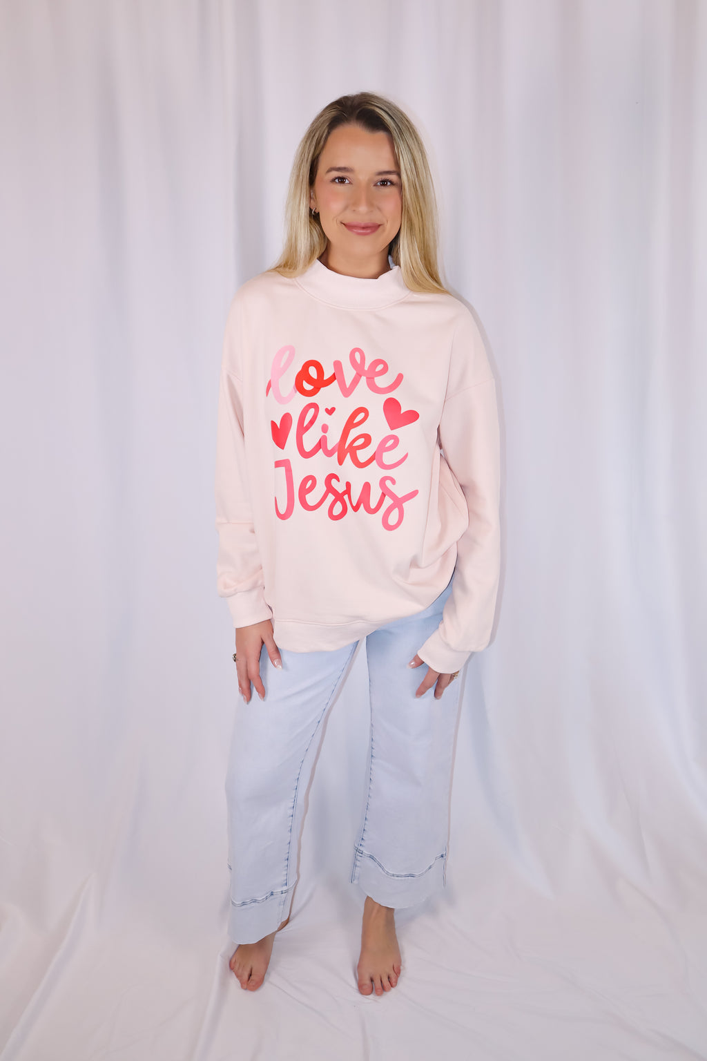 Love Like Jesus Mockneck