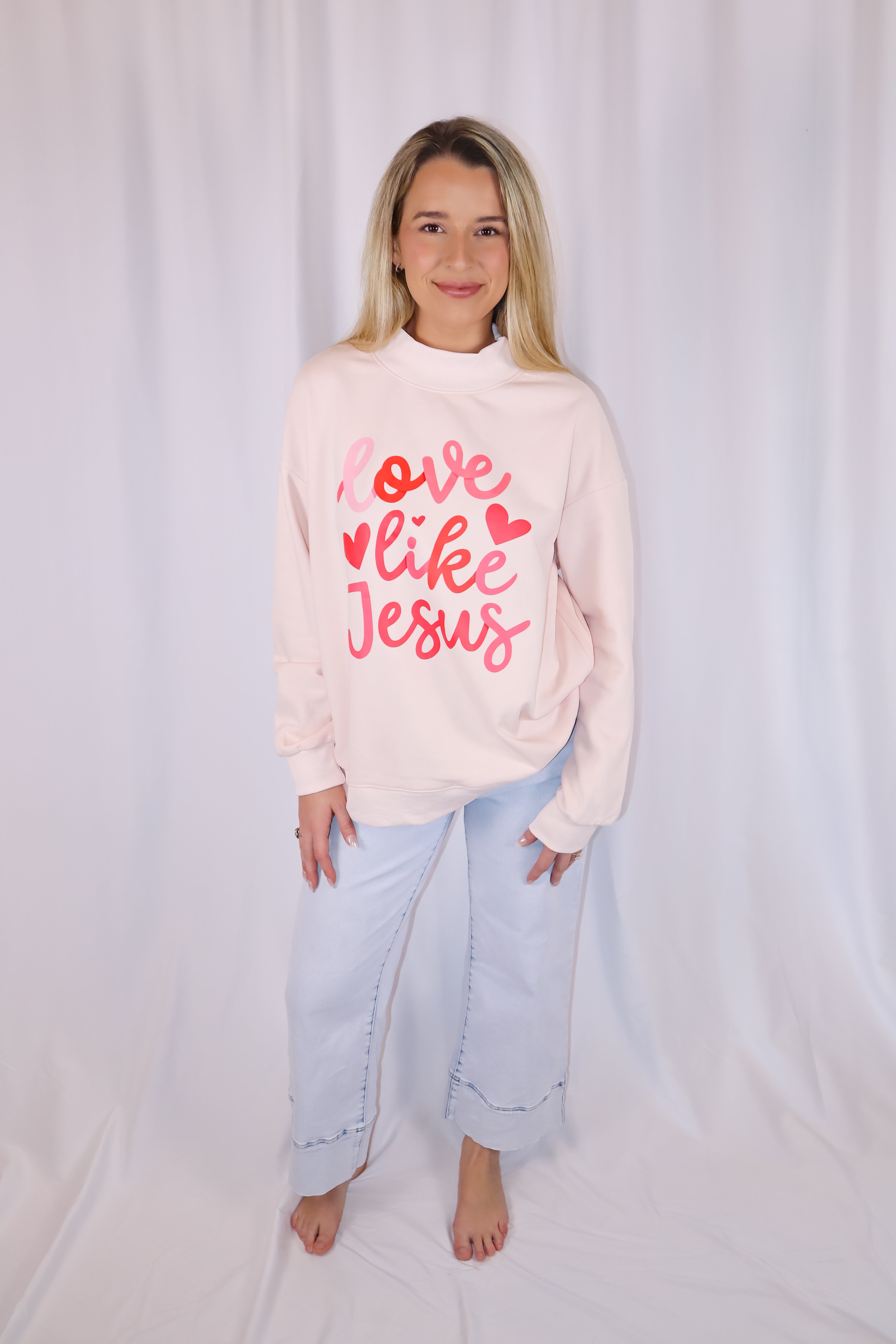 Love Like Jesus Mockneck