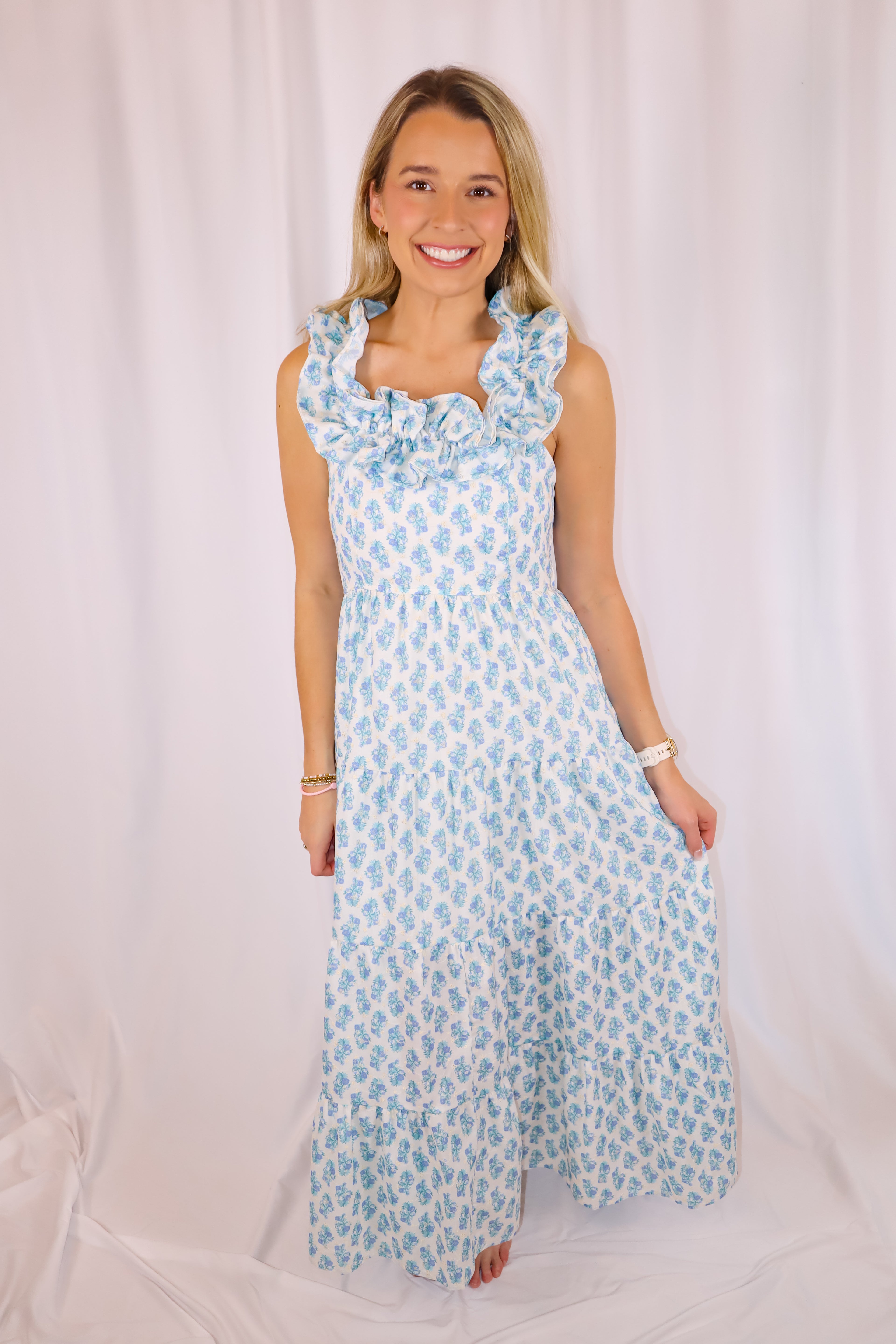 Ruffle Maxi Dress
