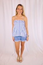 Sapphire Stripe Tank