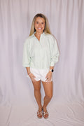 Sage Button Down