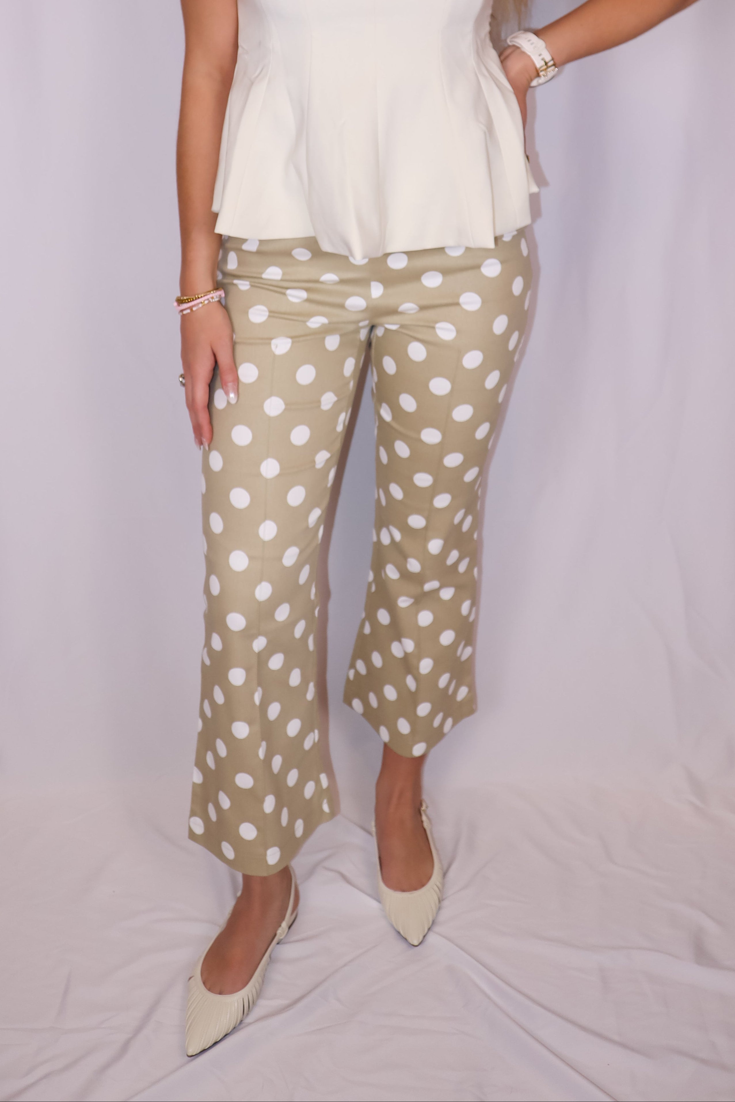Flare Dotted Pants