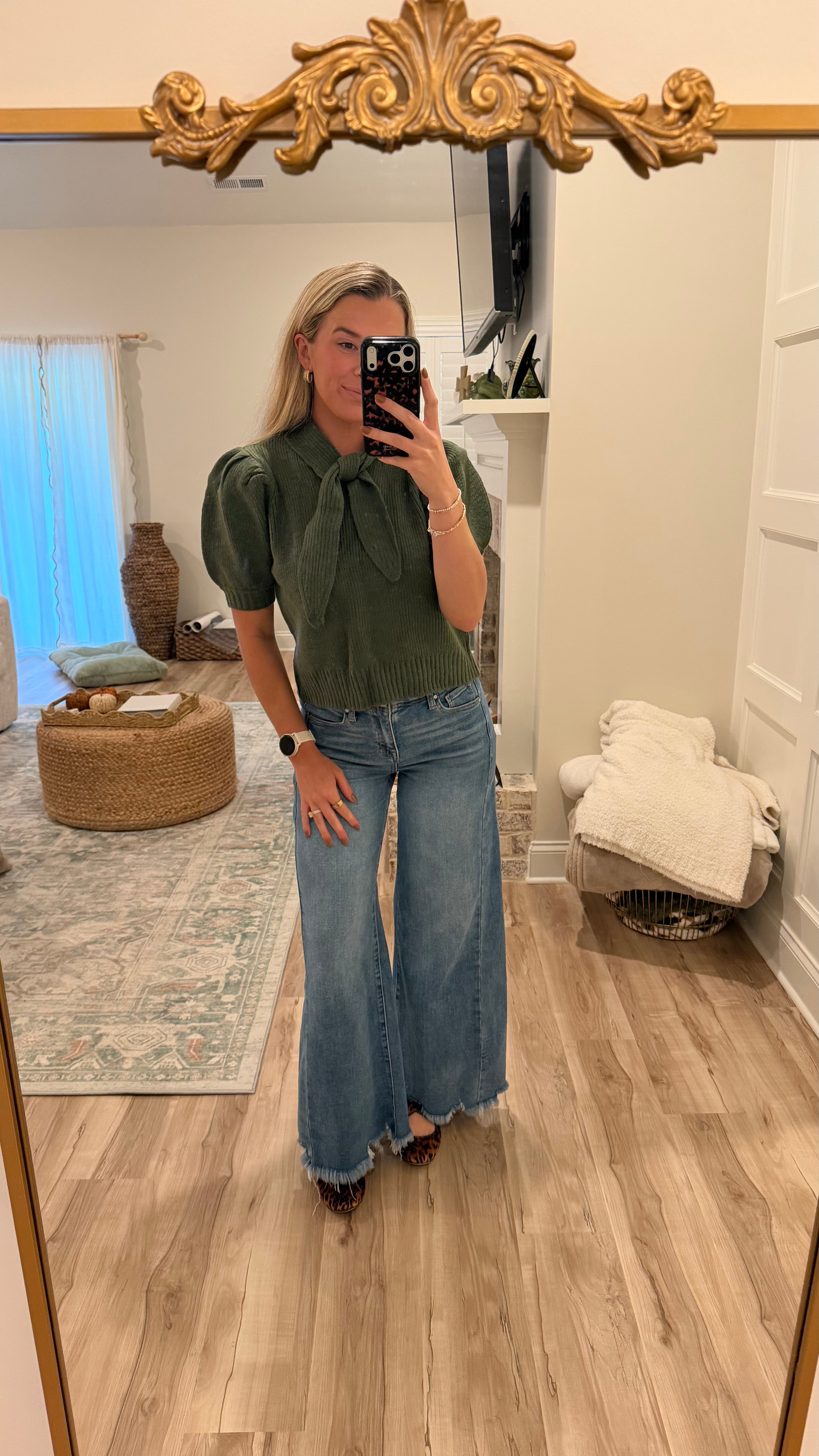 Sadie Tie-Neck Blouse