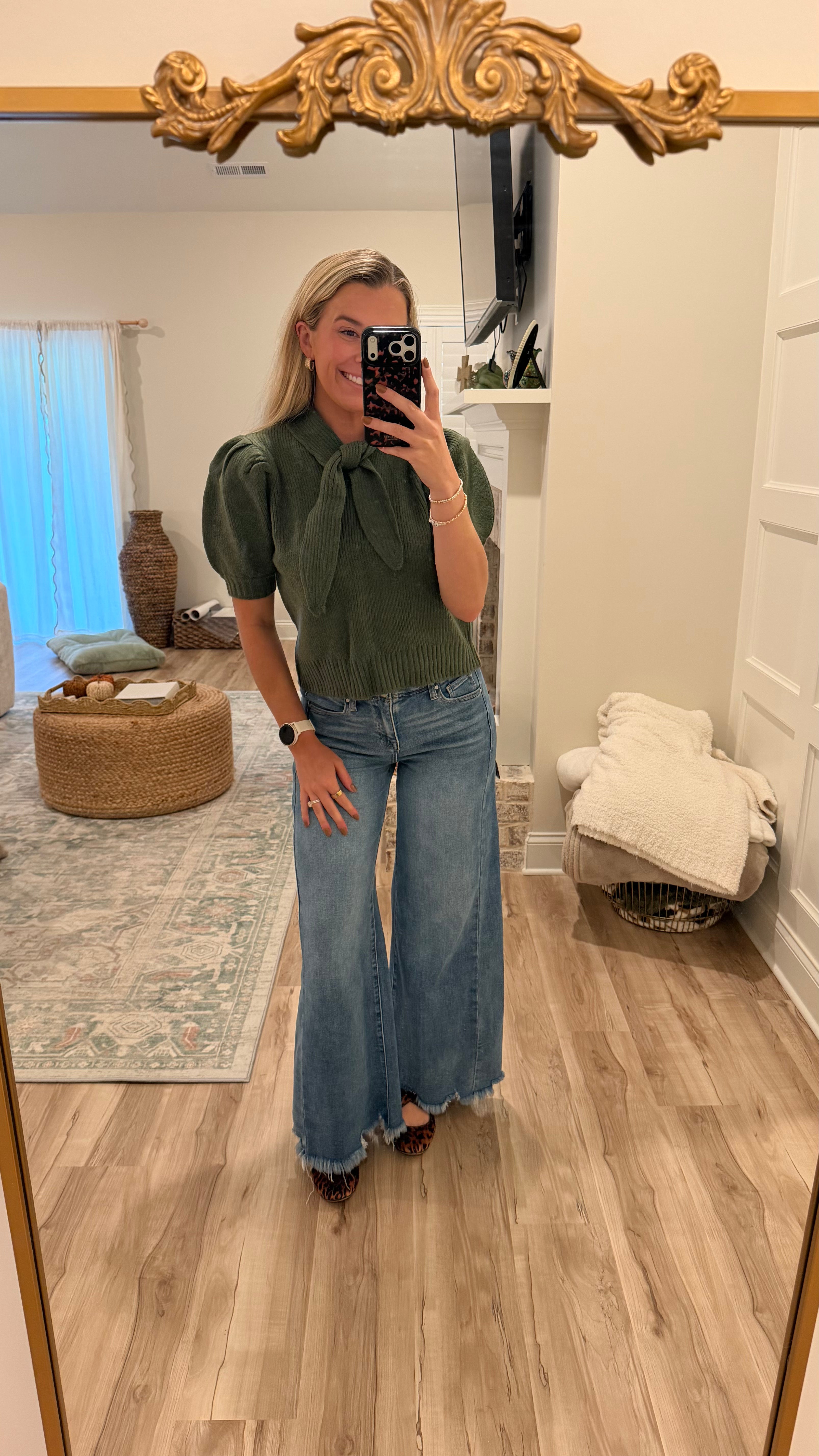 Sadie Tie-Neck Blouse