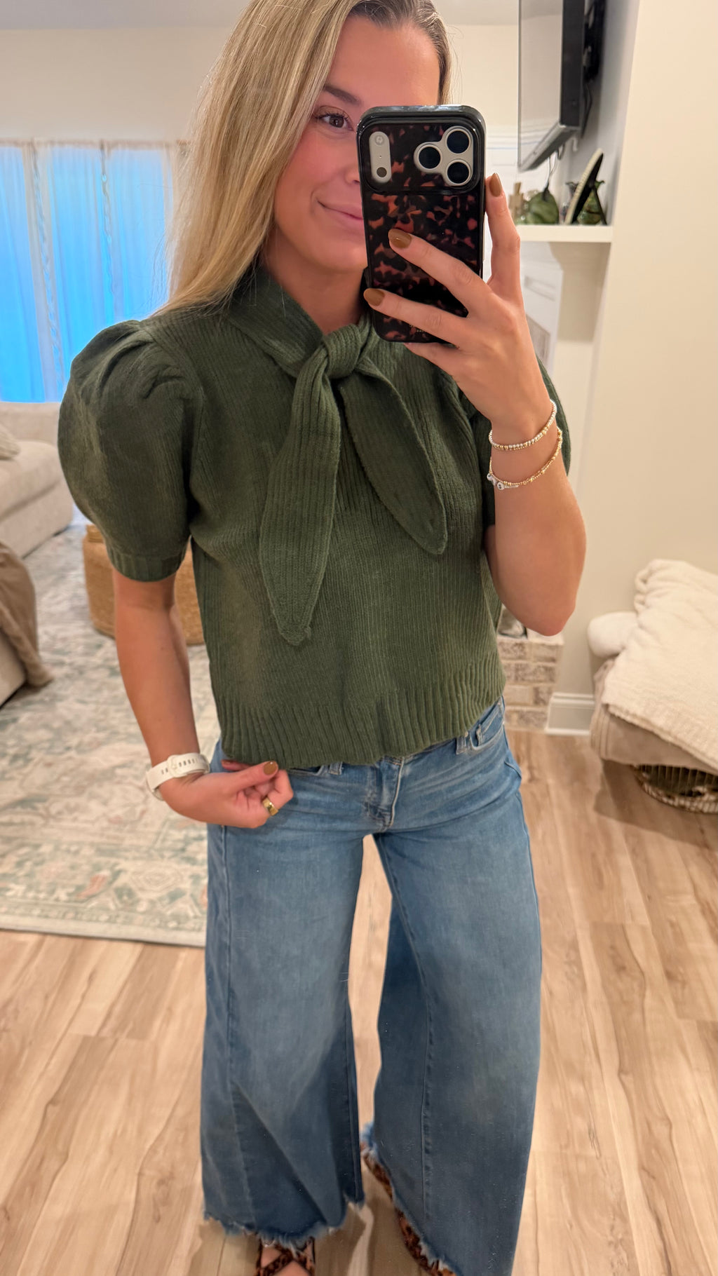 Sadie Tie-Neck Blouse