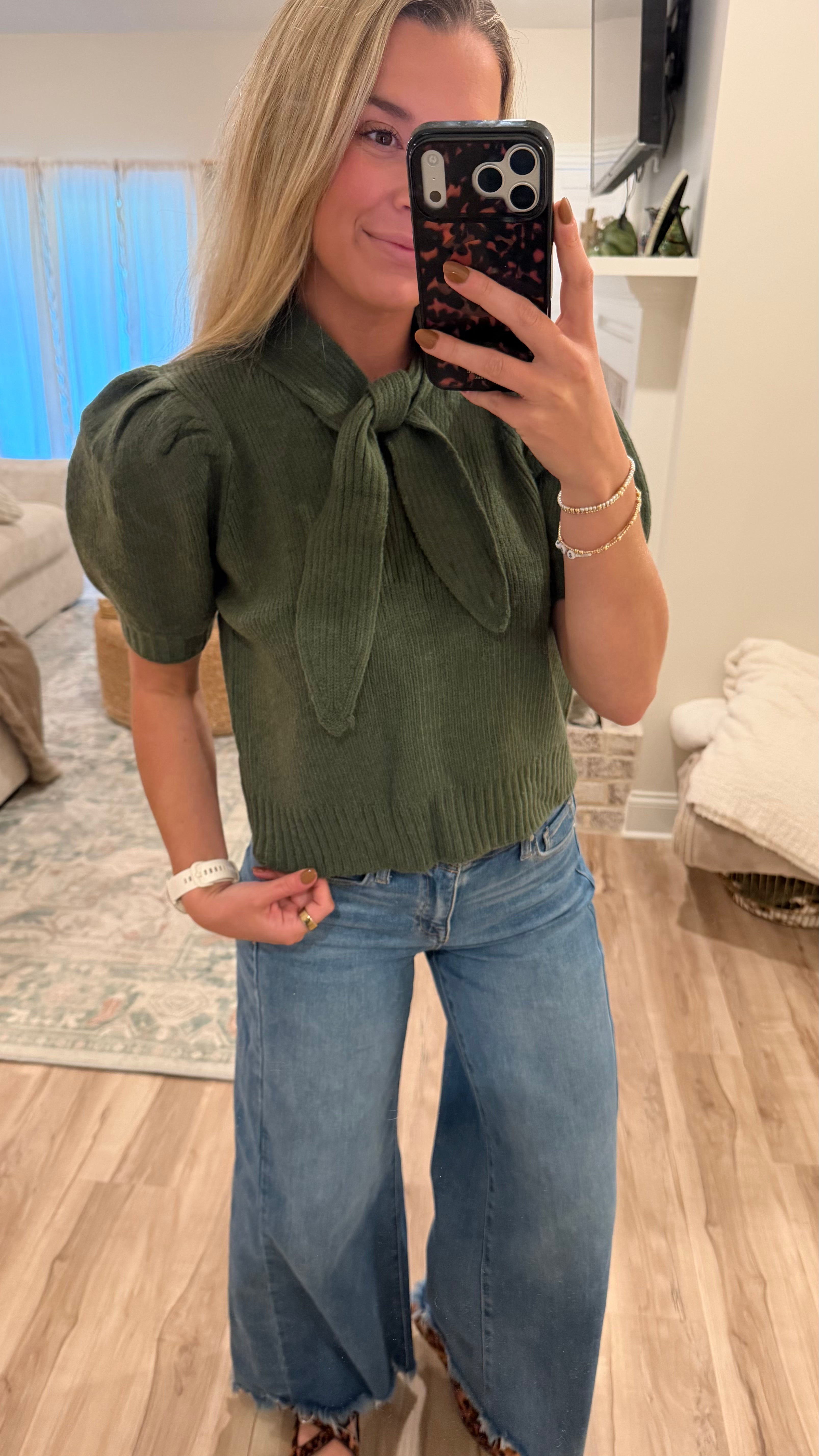 Sadie Tie-Neck Blouse
