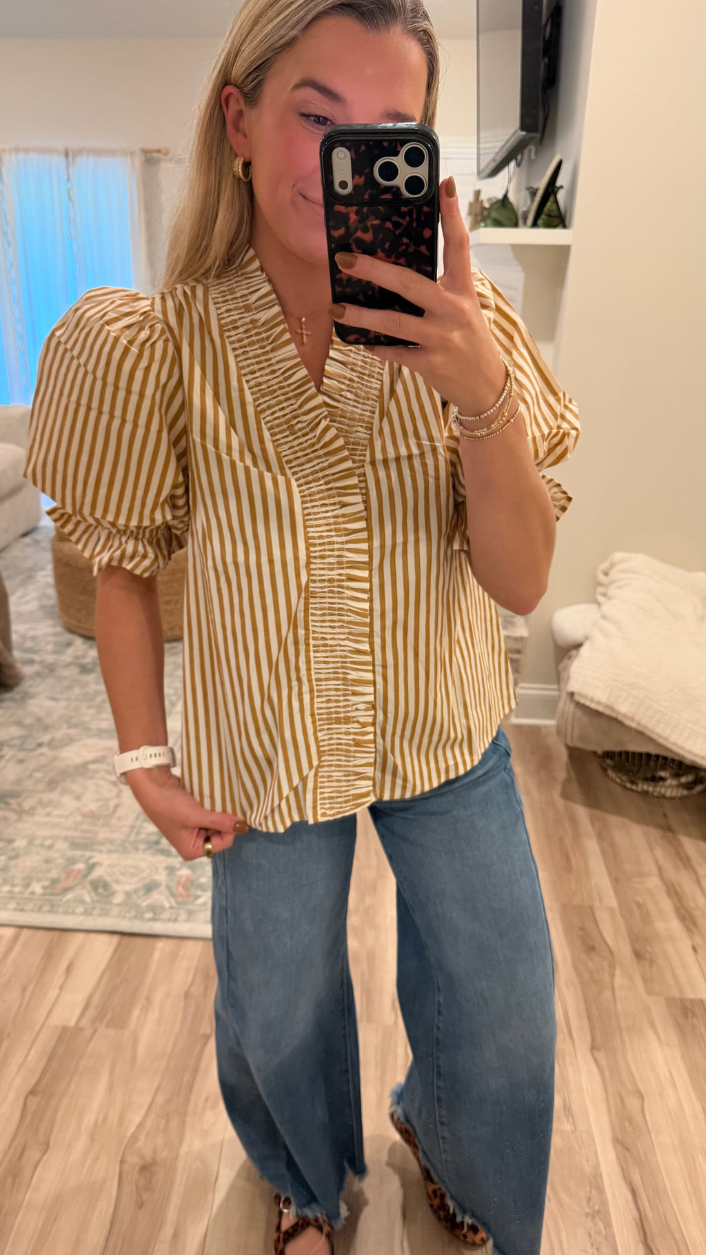 Madeline Ruffle Top