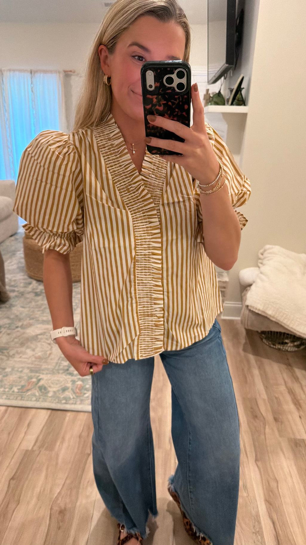 Madeline Ruffle Top