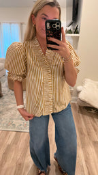 Madeline Ruffle Top