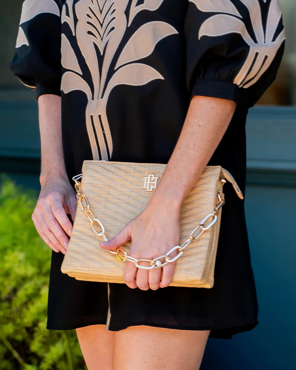 Caroline Hill Ariana Crossbody Natural