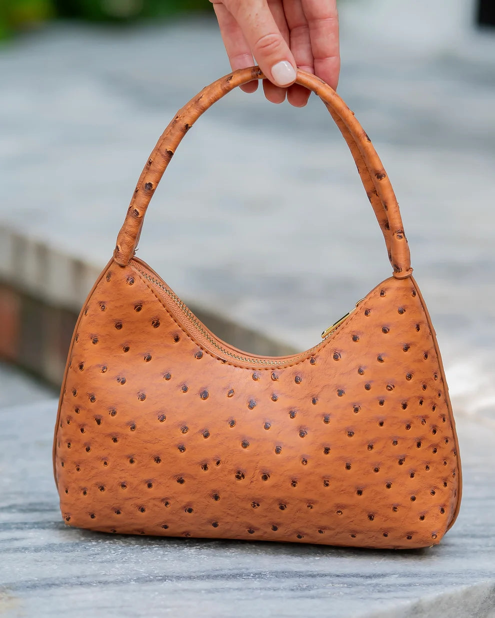 Caroline Hill Corinne Bag Saddle EO
