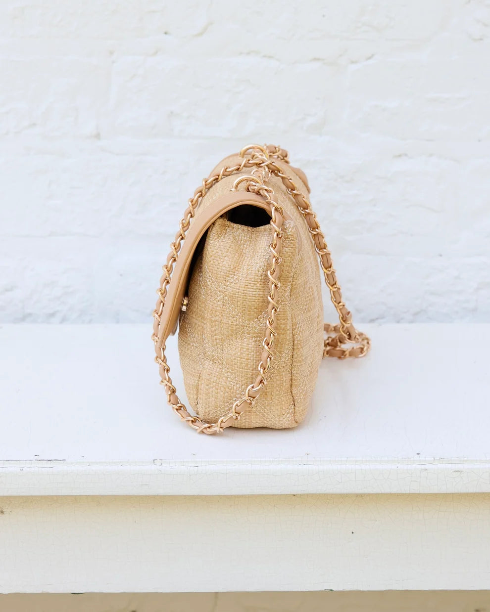 Caroline Hill Elle Crossbody Natural