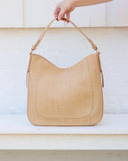 Caroline Hill Hadlee Hobo Bag Natural
